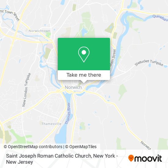 Saint Joseph Roman Catholic Church map