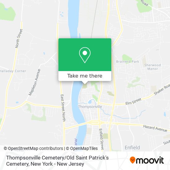 Thompsonville Cemetery / Old Saint Patrick's Cemetery map