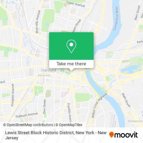 Mapa de Lewis Street Block Historic District
