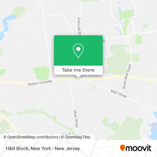 H&R Block map