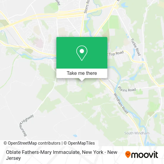 Oblate Fathers-Mary Immaculate map