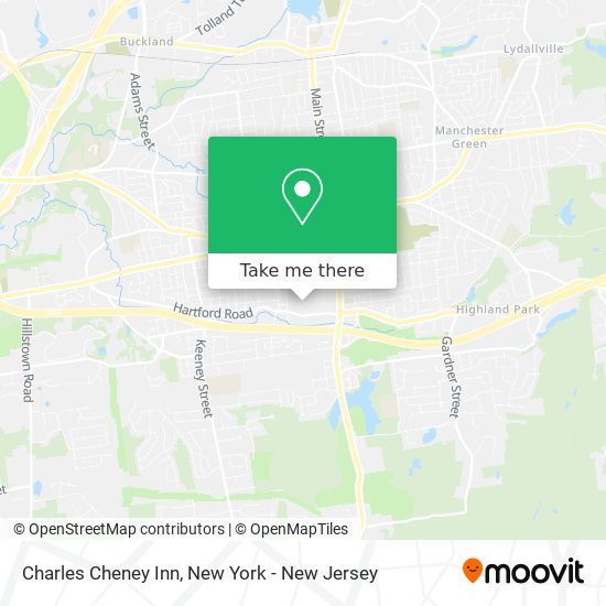 Mapa de Charles Cheney Inn