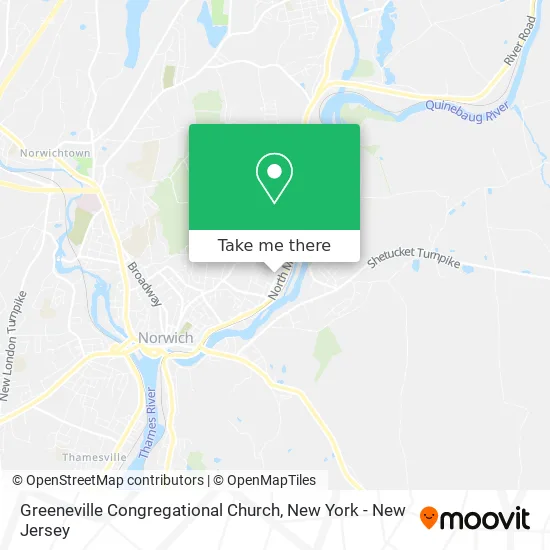 Greeneville Congregational Church map