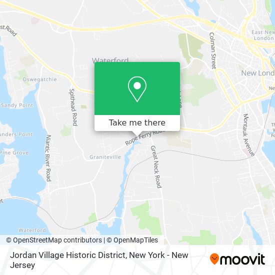 Jordan Village Historic District map