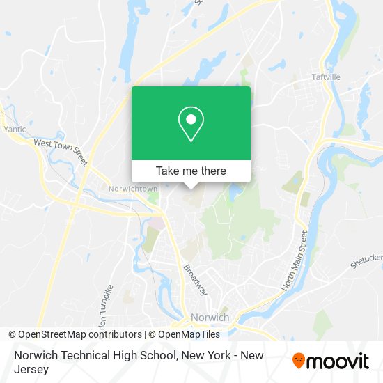 Norwich Technical High School map