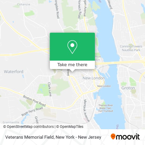 Mapa de Veterans Memorial Field