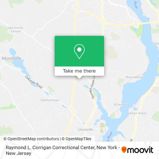 Mapa de Raymond L. Corrigan Correctional Center