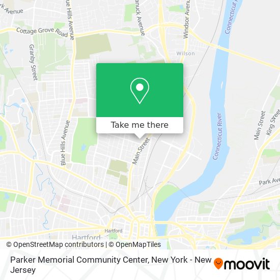 Parker Memorial Community Center map