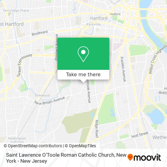 Mapa de Saint Lawrence O'Toole Roman Catholic Church