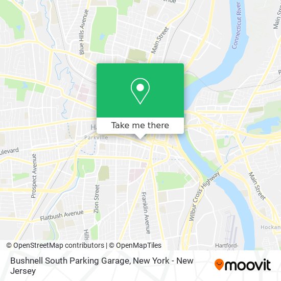 Bushnell South Parking Garage map