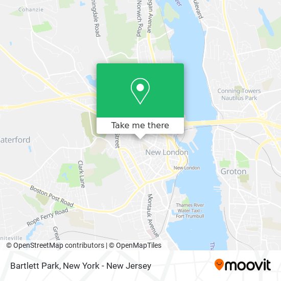 Mapa de Bartlett Park
