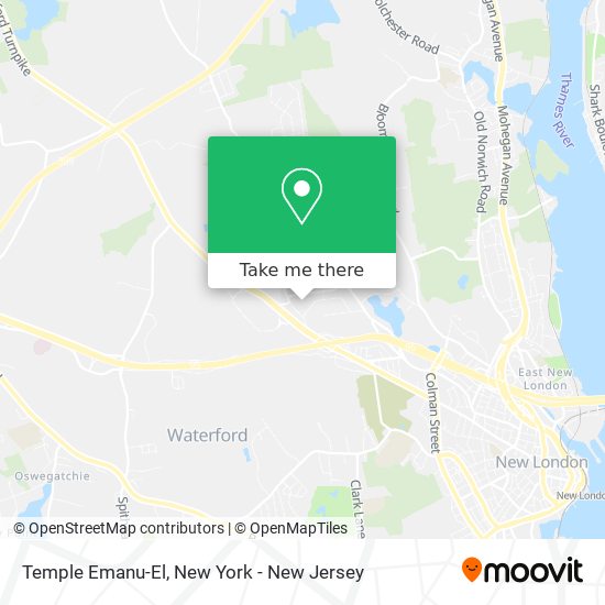 Mapa de Temple Emanu-El