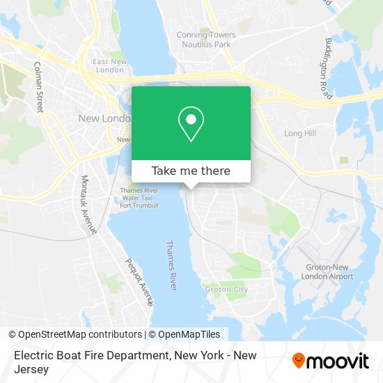 Mapa de Electric Boat Fire Department