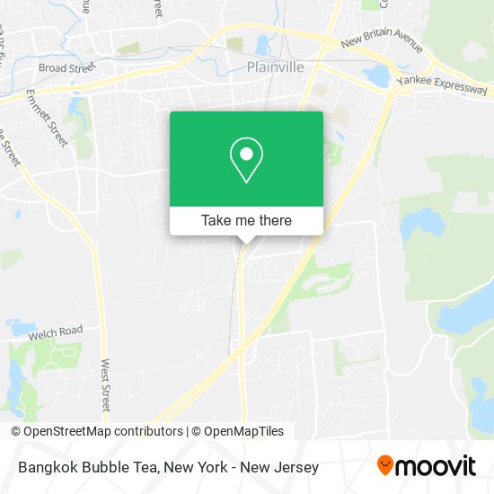 Mapa de Bangkok Bubble Tea