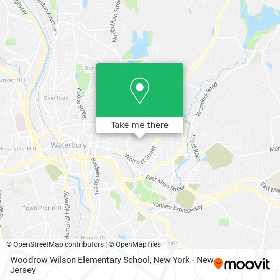 Woodrow Wilson Elementary School map