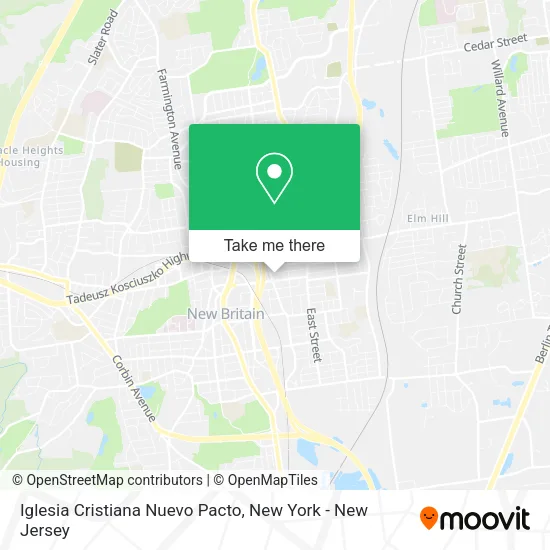 Mapa de Iglesia Cristiana Nuevo Pacto