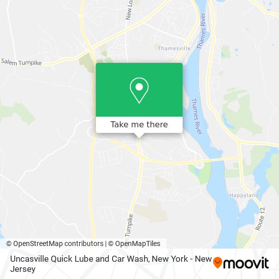 Uncasville Quick Lube and Car Wash map