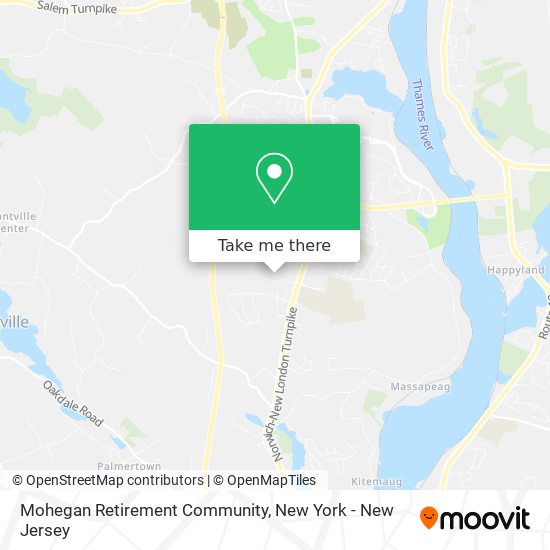 Mohegan Retirement Community map