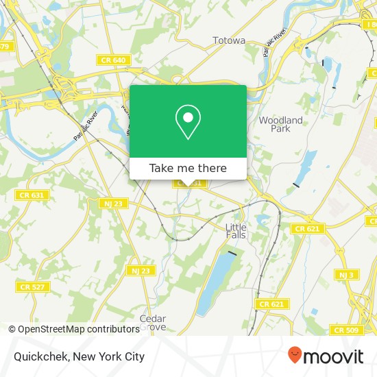 Quickchek map