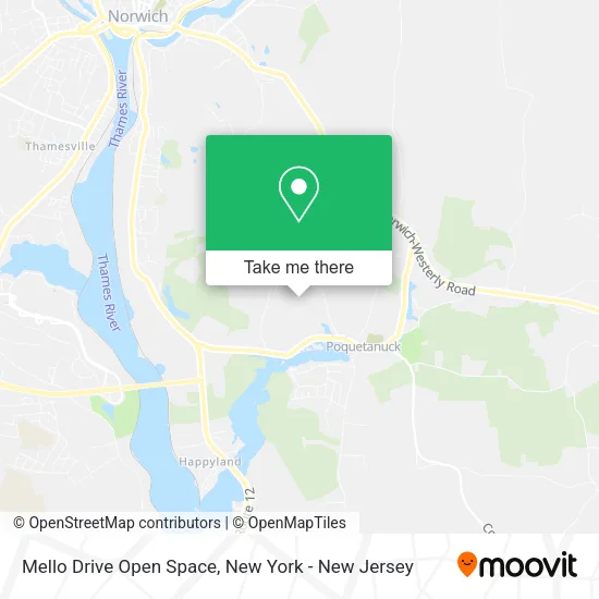 Mello Drive Open Space map