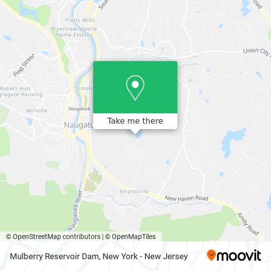 Mulberry Reservoir Dam map