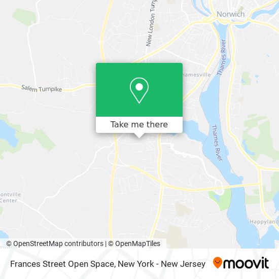 Frances Street Open Space map