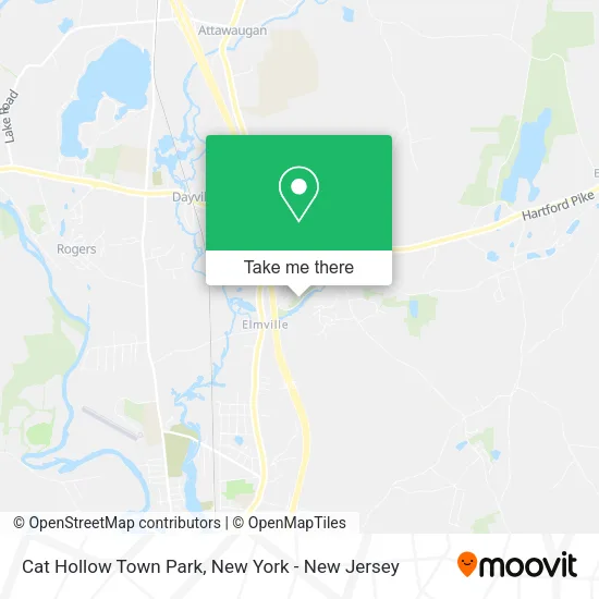 Cat Hollow Town Park map