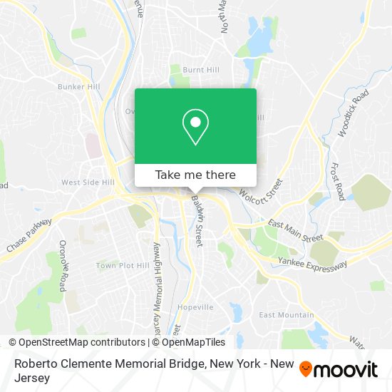 Roberto Clemente Memorial Bridge map
