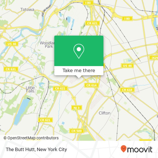 The Butt Hutt map