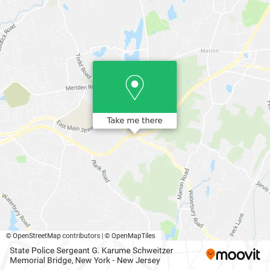 State Police Sergeant G. Karume Schweitzer Memorial Bridge map