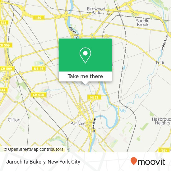 Jarochita Bakery map