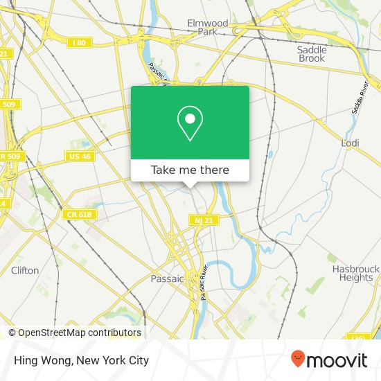 Mapa de Hing Wong