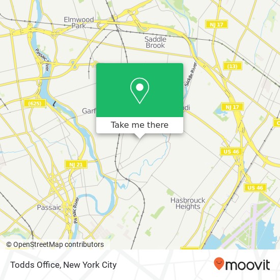 Mapa de Todds Office