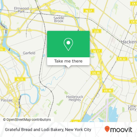 Mapa de Grateful Bread and Lodi Bakery