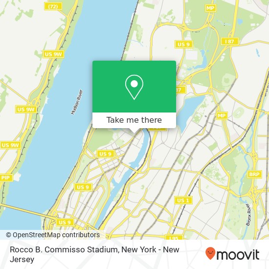 Rocco B. Commisso Stadium map