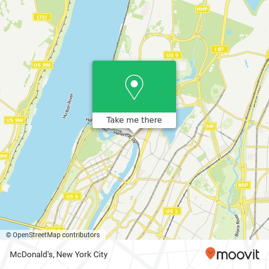 McDonald's map