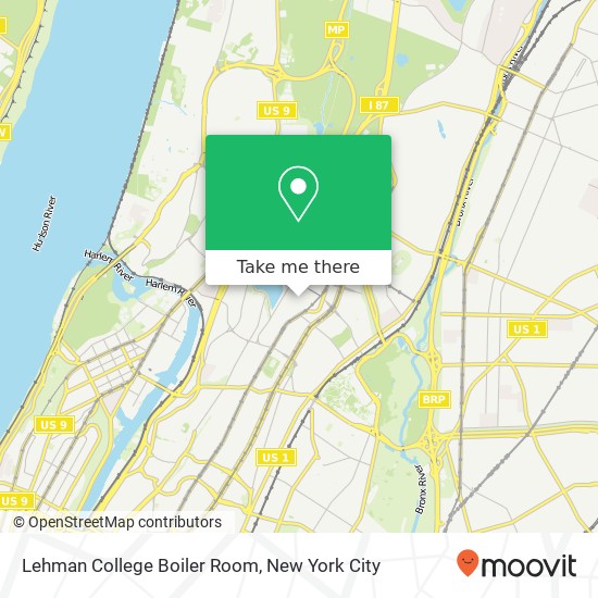 Lehman College Boiler Room map