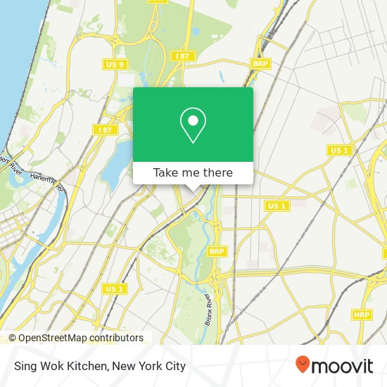 Sing Wok Kitchen map