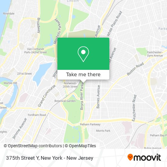 Mapa de 375th Street Y