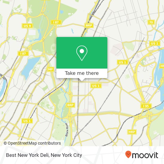 Mapa de Best New York Deli