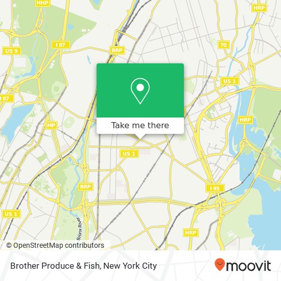 Brother Produce & Fish map