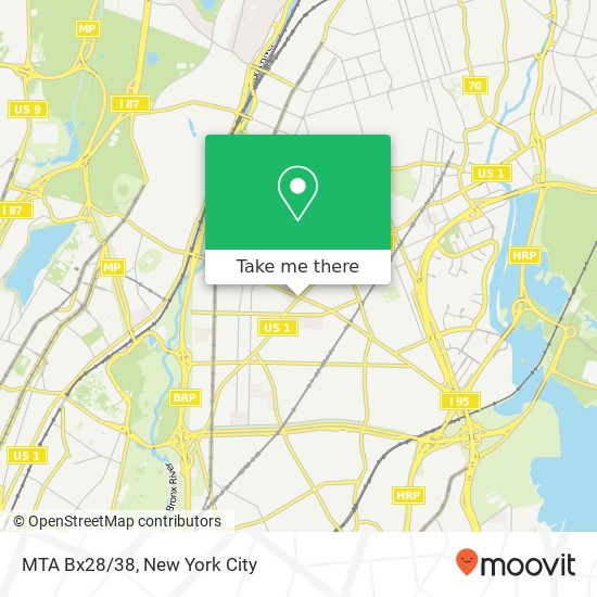 MTA Bx28/38 map