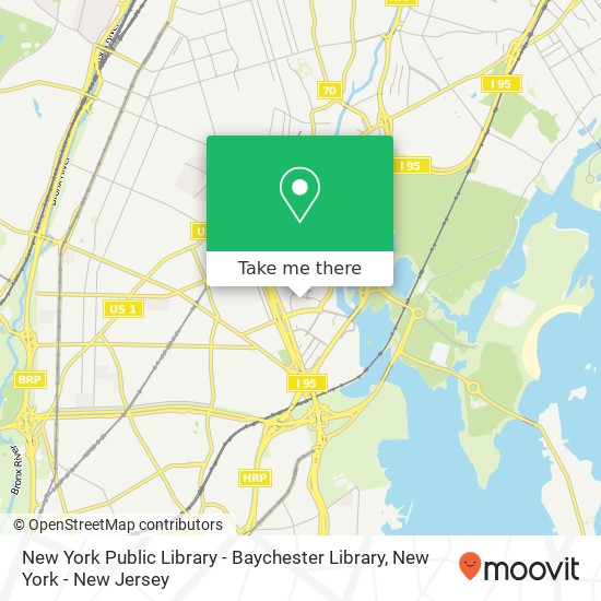 Mapa de New York Public Library - Baychester Library