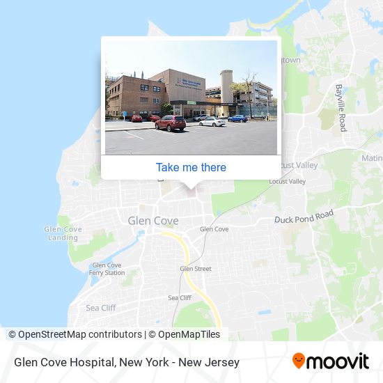 Glen Cove Hospital map