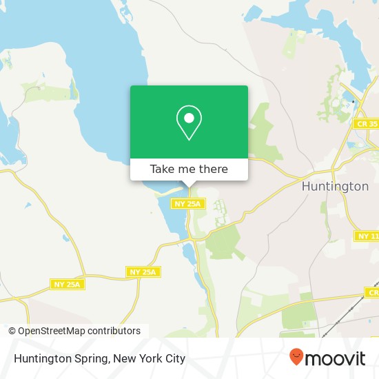 Huntington Spring map