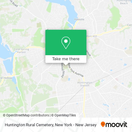 Mapa de Huntington Rural Cemetery