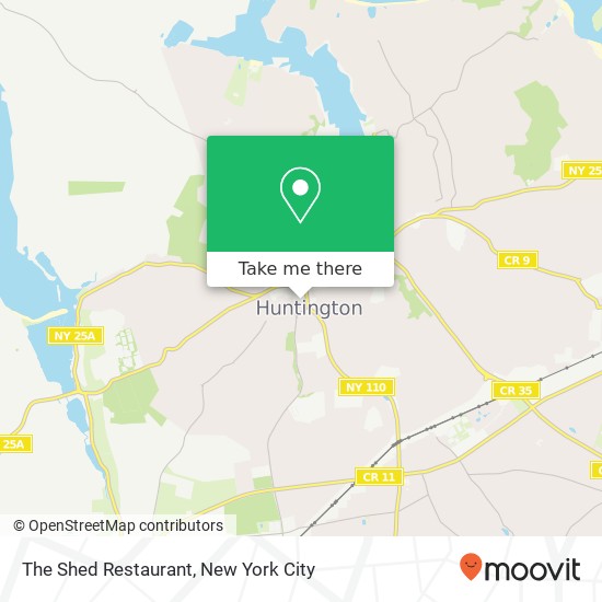 Mapa de The Shed Restaurant