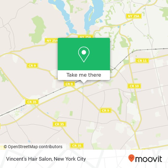 Vincent's Hair Salon map