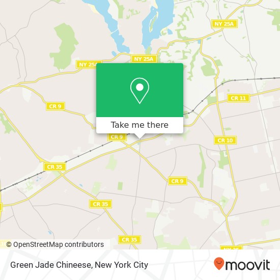 Mapa de Green Jade Chineese