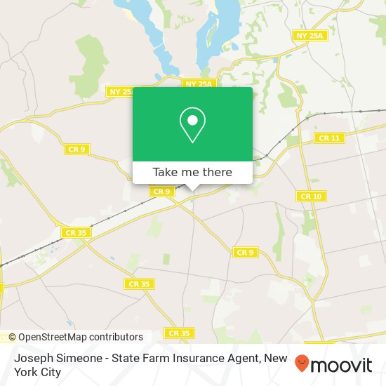 Joseph Simeone - State Farm Insurance Agent map